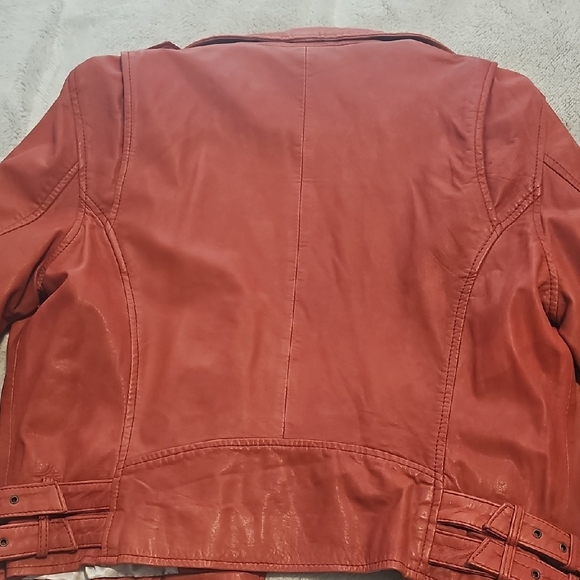 Red Leather Jacket - Picture 6 of 16